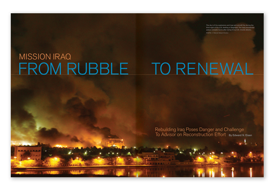 Featured Article - Mission Iraq From Rubble to Renewal