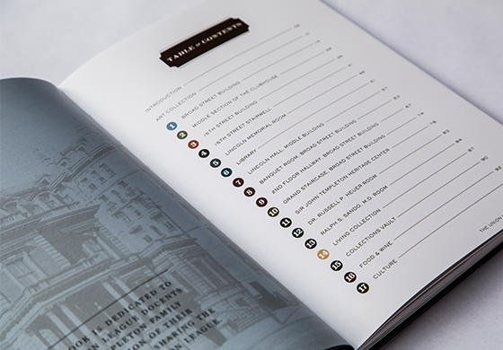 table of contents