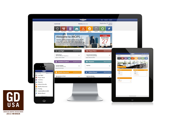 2014 Winner: American Web Design Award and 2013 Winner: iMOPS Web Portal 