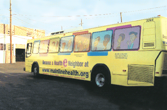 Bus Wrap in Application